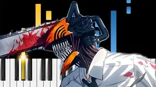 Chainsaw Man OP - KICK BACK - EASY Piano Tutorial
