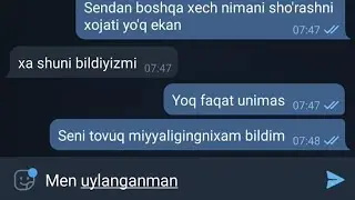 SEVISHGANLAR SUXBATI///BU XIYONAT QIZ TOMONIDAN BO'LDIMI YO YIGIT TOMONIDAN.