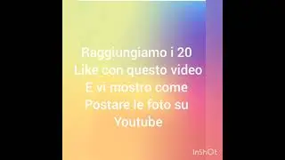 50 like E vi mostro come postare foto su youtube