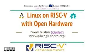 Linux on RISC-V with Open Hardware