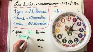 CM - les durées@LescoursdeSandra