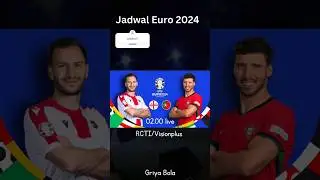 Georgia Vs Portugal Jadwal Euro 2024 Hari Ini #jadwalbola #euro2024 #euro #portugal #belgium #rcti