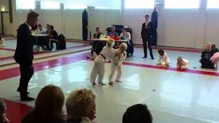 Floris' eerste judotoernooi, Ede, 3e verloren