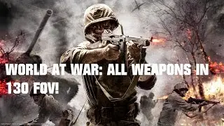 Call of Duty: World at War: (Almost) All Weapons in 130 FoV!