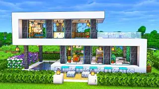 The Only Modern Villa You Need | Minecraft Tutorial 🏠