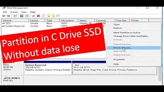 how to create partition in c drive windows 11 | How to create Partition on   Partition Hard Drives