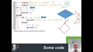 OCR GCSE revision Computer science - Managing flowchart questions.