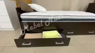 Кровать «Амелина» 90х200 с ящиками