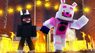 Funtime Freddy VS Cuphead Final Boss! Minecraft FNAF Roleplay