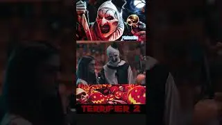 Art the Clown terrifies Sienna Shaw : Costume shop : Terrifier 2 (movie scene) #moviescene #scary