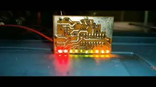Светодиодный индикатор звукового сигнала на LM3915 (схема + плата) своими руками.
