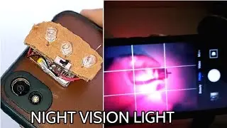 How To make A Mini Night Vision Light for Camera