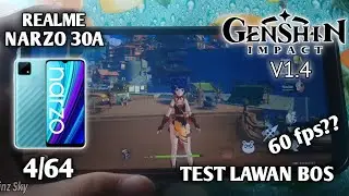 GENSHIN IMPACT DI REALME NARZO 30A !! 60 FPS?? - Genshin Impact