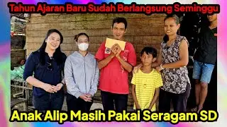 TAHUN AJARAN BARU SUDAH JALAN SEMINGGU, ANAK ALIP MASIH PAKAI SERAGAM SD