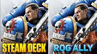 Steam Deck vs ROG Ally - Warhammer 40,000: Space Marine 2