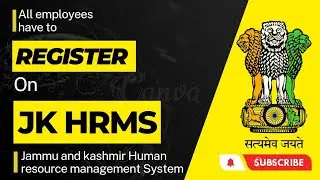 #JKHRMS | How to register for JK HRMS | JK HRMS new Registration | Irshad Ahmed