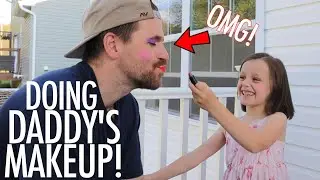DAUGHTER DOES DADDY'S MAKEUP! (HILARIOUS!) | LARGE FAMILY OF 11 | TFYV #96