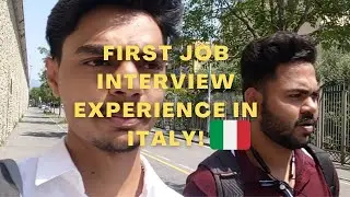 FIRST Job Interview Experience In Italy | SIMPLEKING | VLOG#19