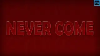 Photoshop Tutorial :- How to make Like This scenic Red Texture Text Effect in Photoshop ||