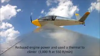 200 mile Flight After Work - In the Xenos Motorglider