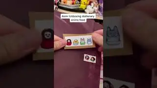 ASMR ANIME FOOD STATIONERY