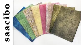 From Plain Colored Papers To Beautiful Works of Art #gelliprinting #junkjournalpageideas