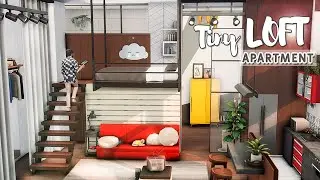 ❤TINY LOFT APARTMENT • 910 MEDINA STUDIOS | No CC | The Sims 4 | Stop Motion