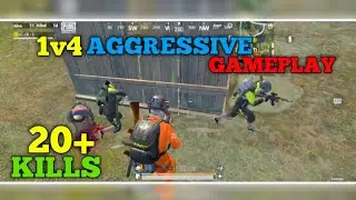 21 KILLS🔥 | 1v4 AGGRESSIVE GAMEPLAY | PUBG MOBILE LITE