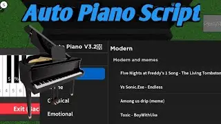 Auto Piano Script | Hydrogen - Fluxus - Delta - Arceus x - Codex Executor