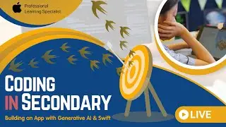 Building an App with Generative AI and Swift - Coding in Secondary Webinar (2024)