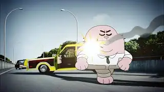 Richard Watterson getting out of the car [Bad Ending]
