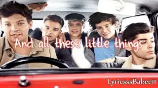 One Direction  Little Things (Lyric Video) HD