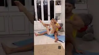 Flexibility part with girl! 🧘‍♀️ 