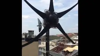 El yapımı rüzgar türbini