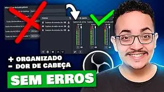 Como configurar o áudio do microfone e computador no OBS Studio CORRETAMENTE sem ERROS 2024