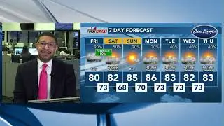 FIRST ALERT: Flood threat today, drier through the weekend (9/6/24)