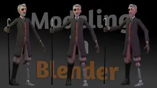 Character Modeling for Animation | Poly modeling in Blender #3d #blender #animation