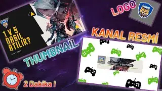 Hazır Şablonlarla 2 Dakikada Logo, Youtube Thumbnail ve Kanal Resmi Nasıl Yapılır ? / Canva
