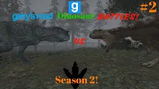 Gmod Dinosaur Battles Season 2: Carnotaurus vs Rugops!