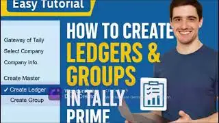 Create ledgers in tally prime