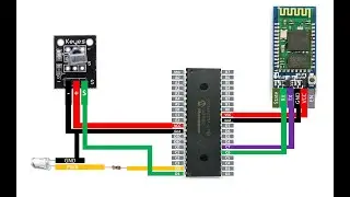 Wireless fire detection using Ky-022 infrared & HC-05 module using PIC16F877A microcontroller. #fire