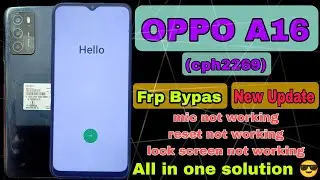 Oppo A16 FRP Bypass | New Trick 2023 | Oppo (CPH2269) Google Account Bypass Without Pc |