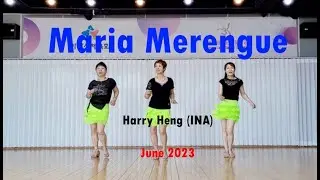 Maria Merengue Linedance demo Beginner @ARADONG linedance