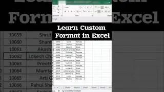 To Add Mr. and Miss. in Name in excel. 