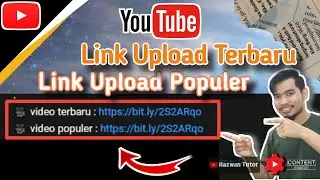 How to Create Latest Upload Links and Popular Upload Links for Youtube Channels
