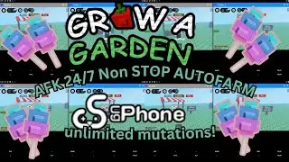 24/7 AFK | GROW A GARDEN UNLI MUTATIONS | AUTOFARM | UGPHONE x Grow a Garden Roblox