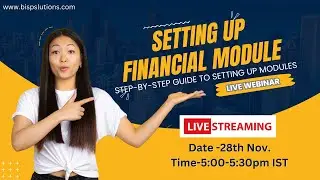 Live webinar of Setting Up Financial Module