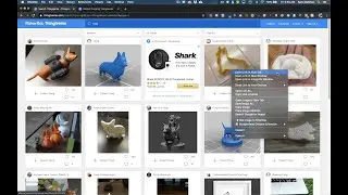 Finding and Downloaded Models from Thingiverse