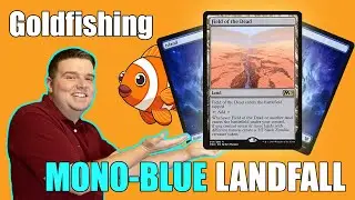 Goldfishing My Mono Blue Landfall Commander Deck! | Field of the Dead Edition!
