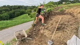 DIGGING into Hard Ground on my Property for further Projects